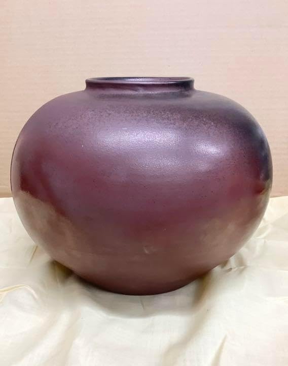 壺 立杭焼 丹波立抗焼 15代正元直作 壺 清水